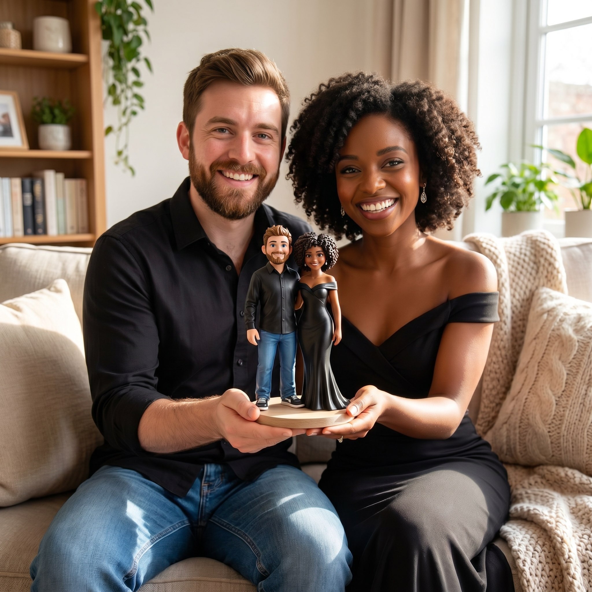 Gepersonaliseerde 3D Koppel foto 2
