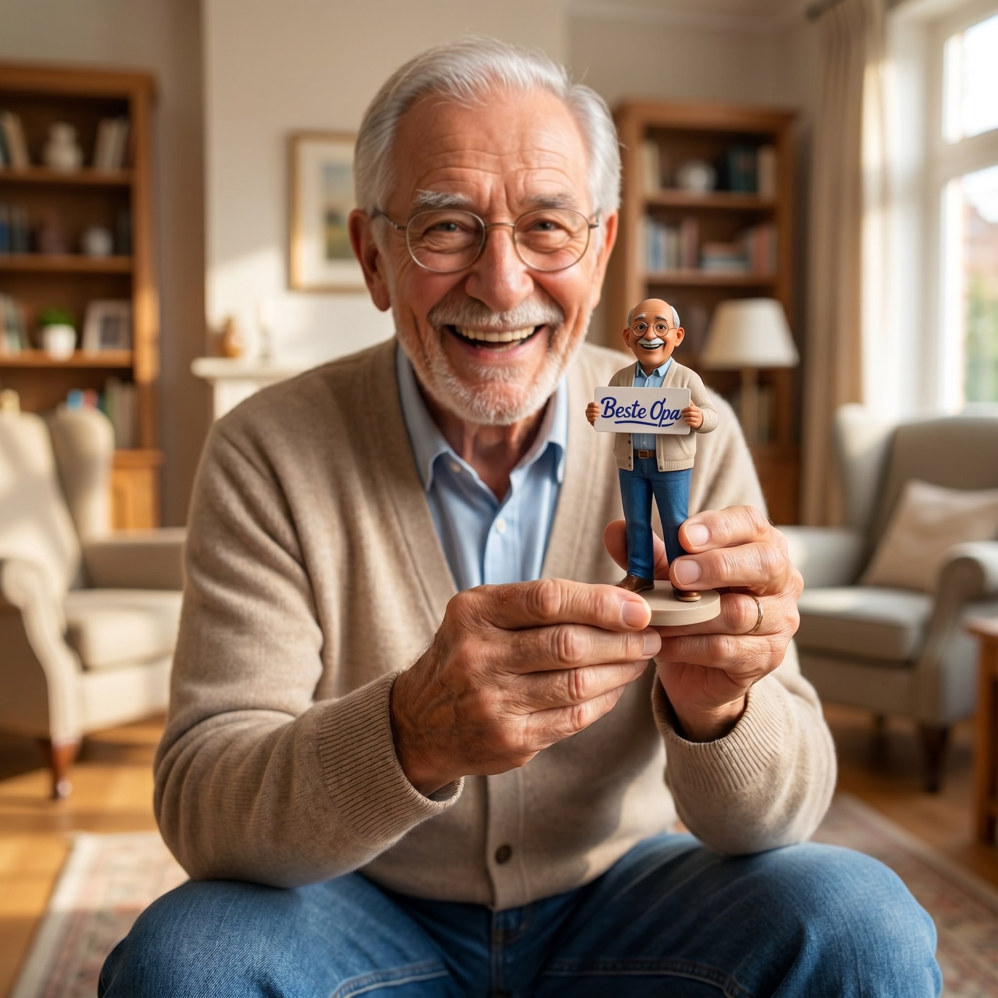 Beste Opa in 3D foto 2
